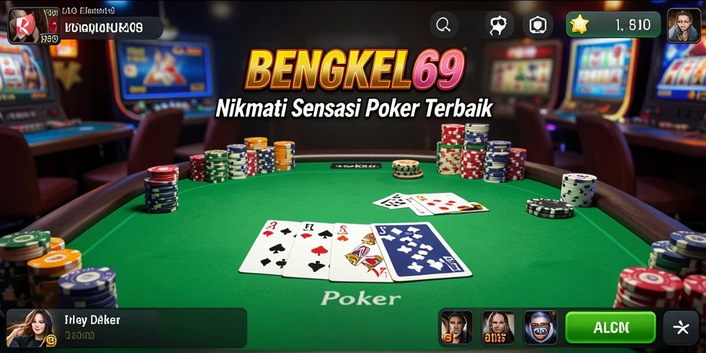 Antarmuka permainan BENGKEL69 yang menarik dan interaktif.