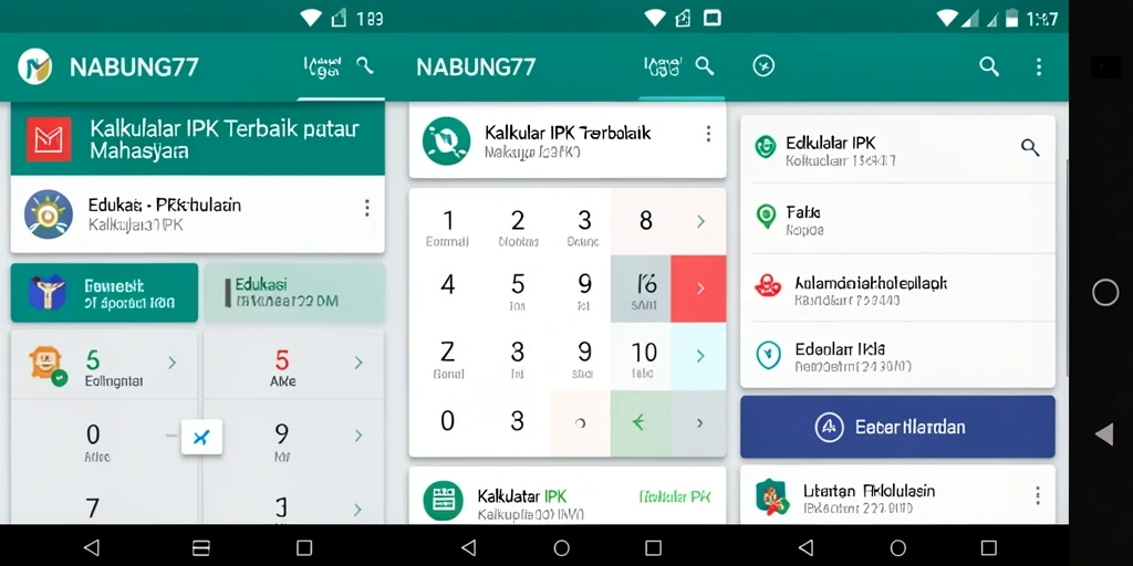 Tampilan antarmuka NABUNG77 yang user-friendly dan fungsional.