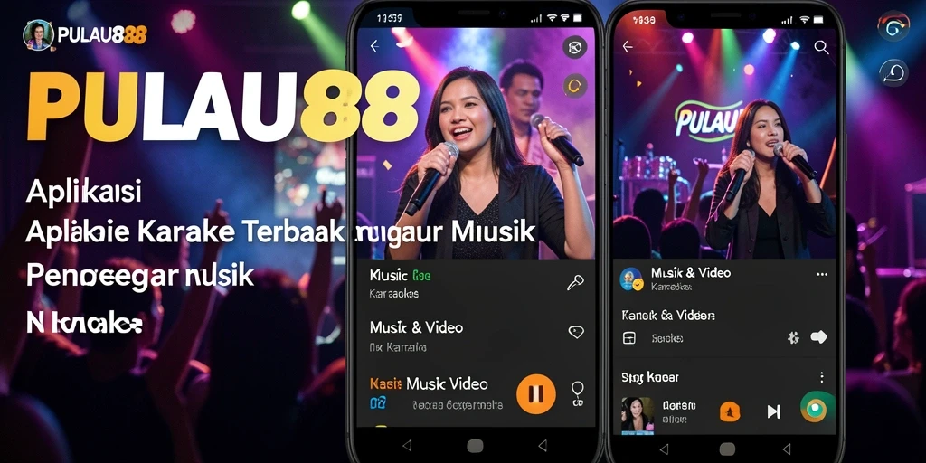 Antarmuka PULAU88 yang menarik dan fungsional untuk Karaoke.