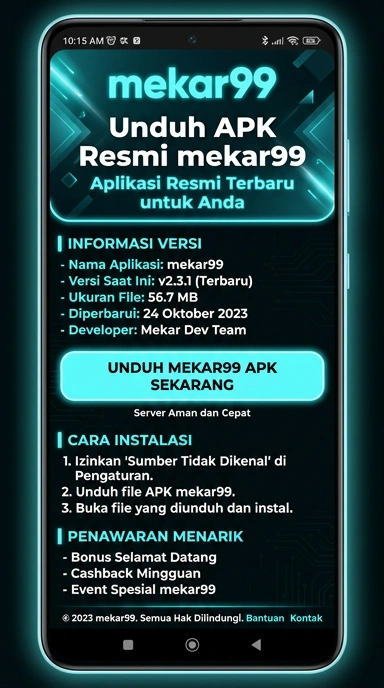 Panduan Unduh dan Instal APK mekar99 untuk Android